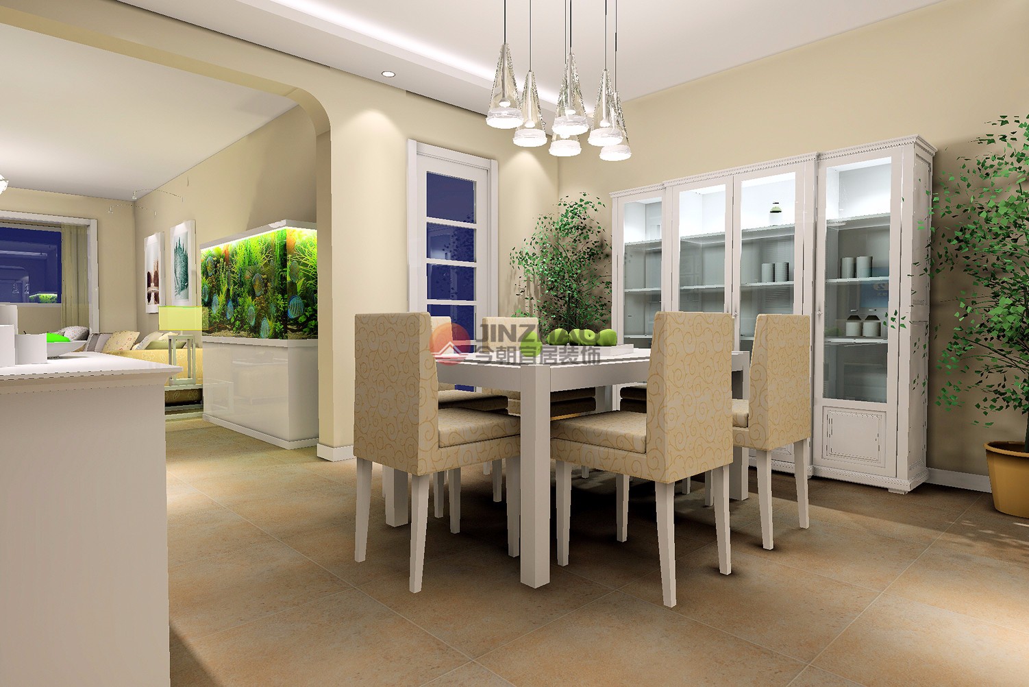 金水灣120平米現(xiàn)代簡(jiǎn)約風(fēng)格設(shè)計(jì)案例