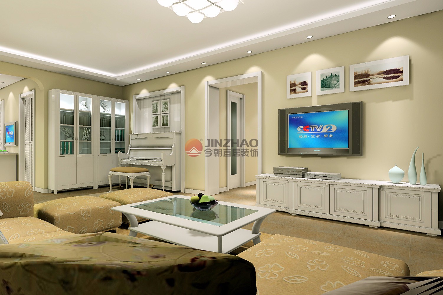 金水灣120平米現(xiàn)代簡(jiǎn)約風(fēng)格設(shè)計(jì)案例