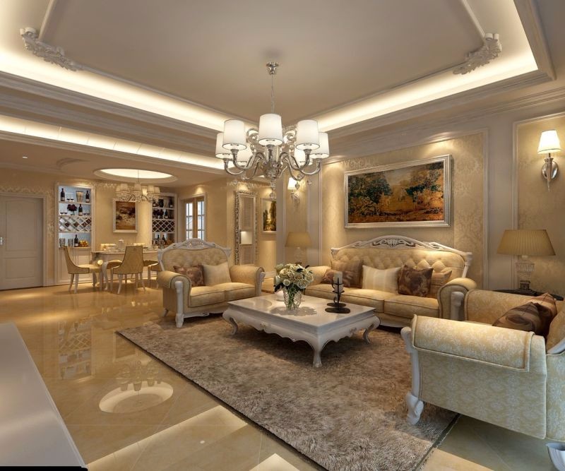 中建開(kāi)元壹號(hào)/135平米/新古典歐式裝修風(fēng)格