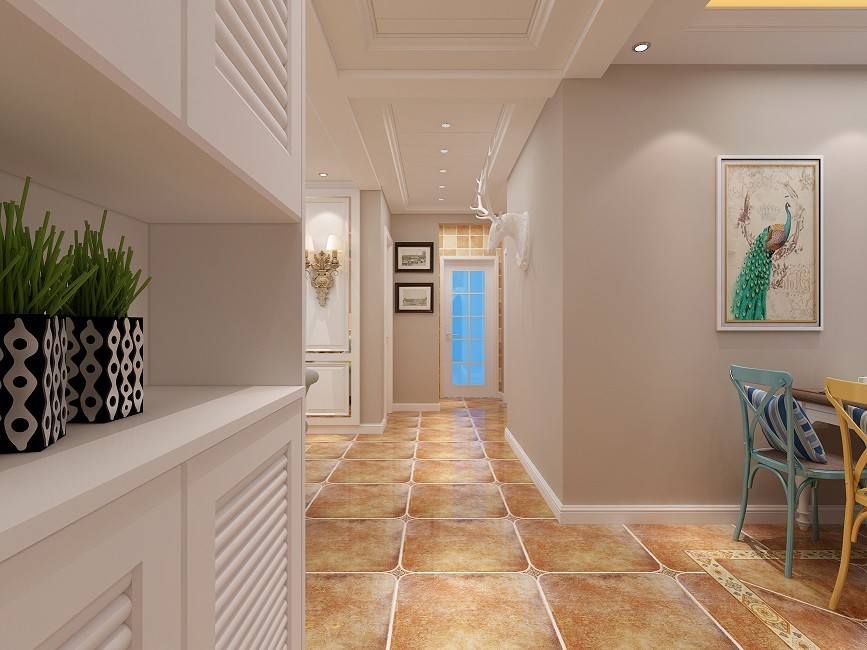 開(kāi)元第一城120平米美式裝修風(fēng)格