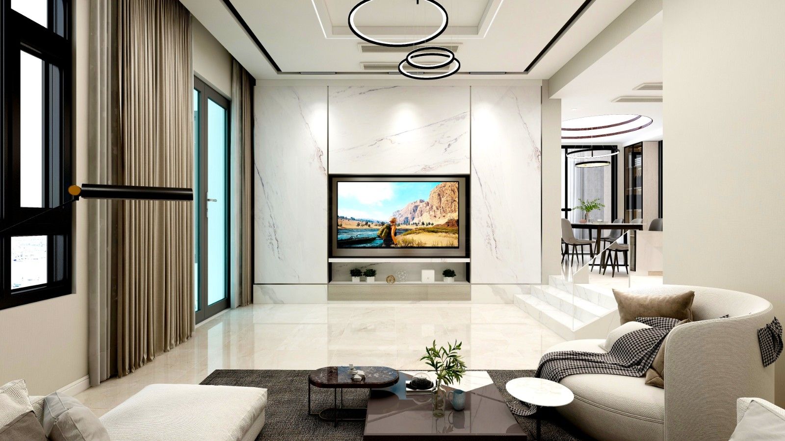 金輝城丨聯(lián)排別墅毛坯房裝修