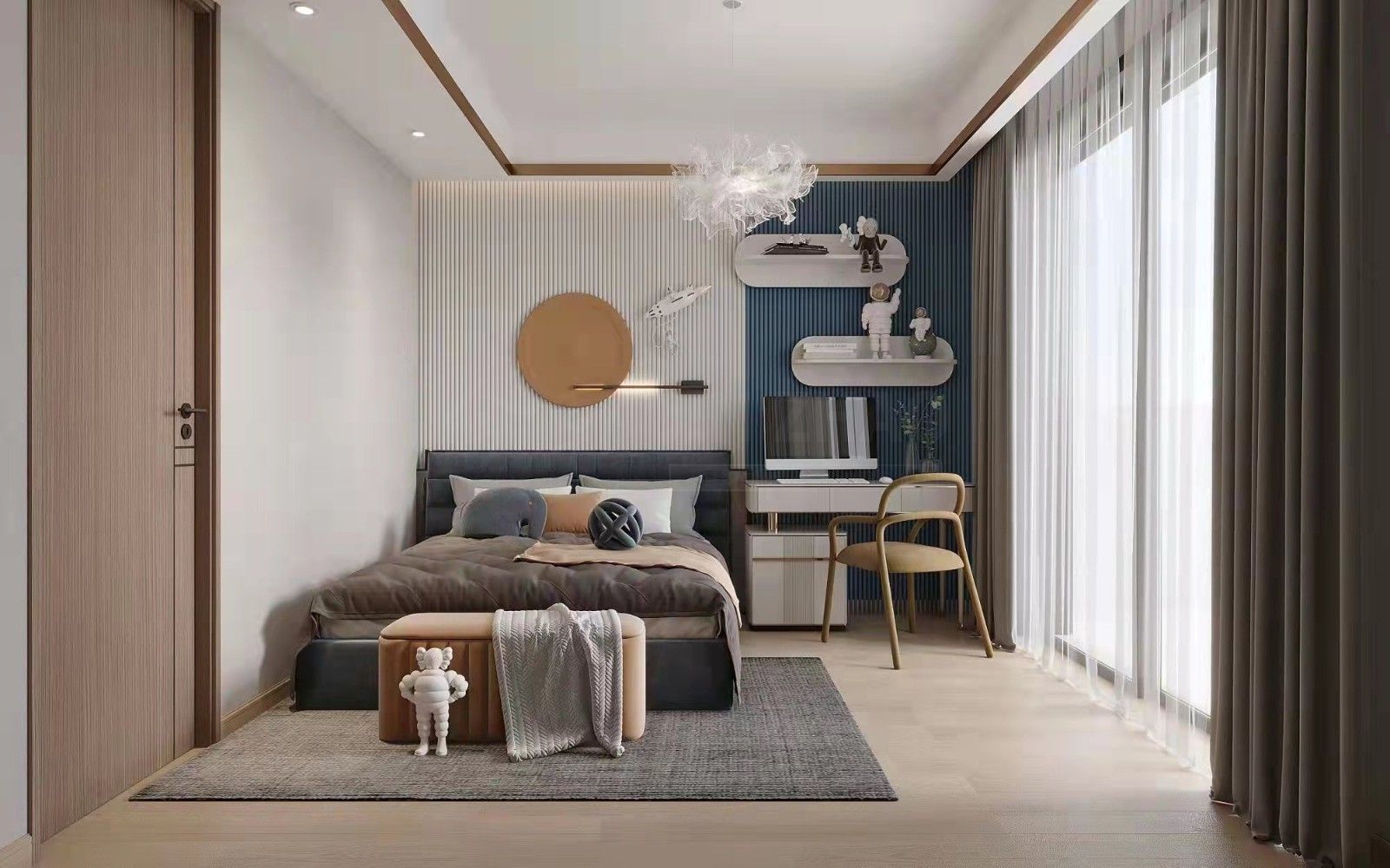 天朗藍(lán)湖樹