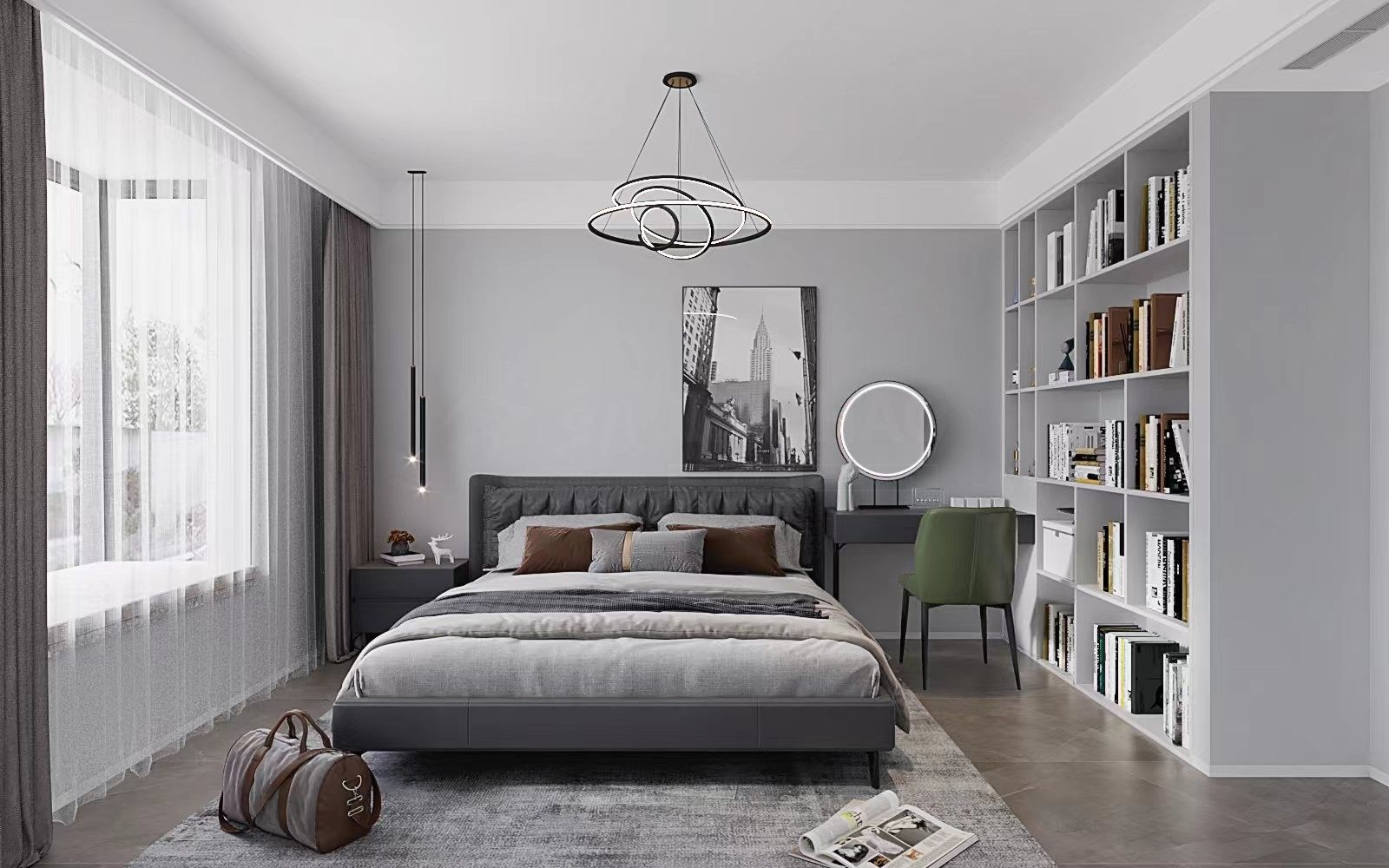 市中法160平現(xiàn)代簡(jiǎn)約