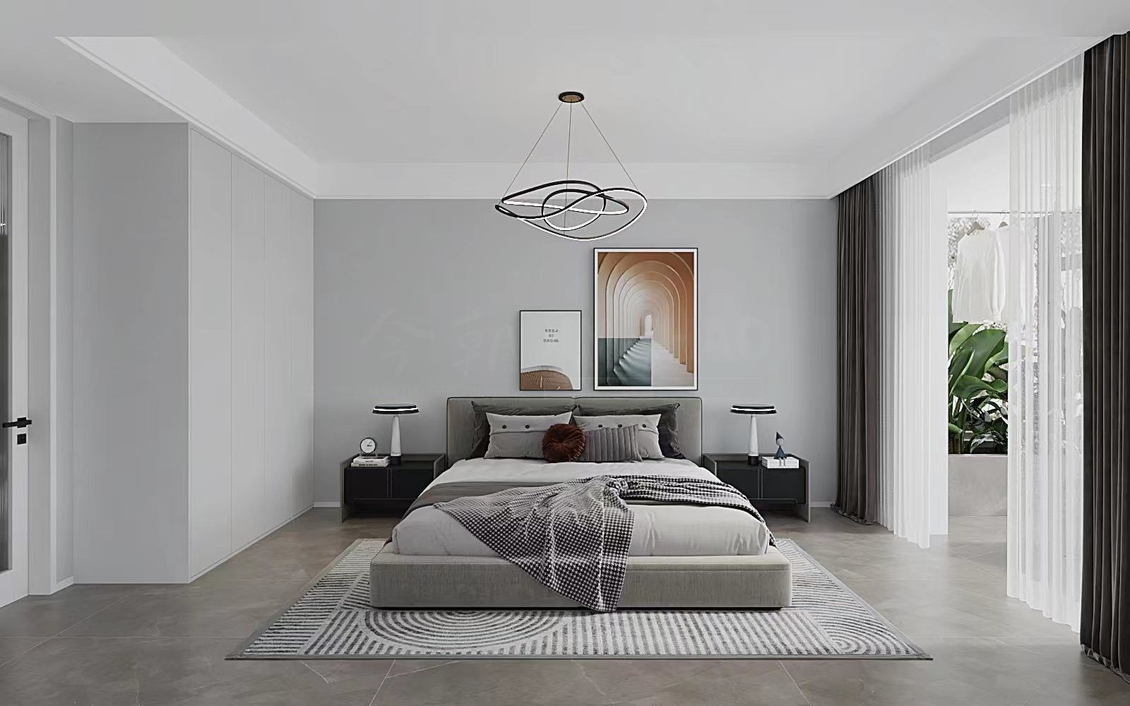 市中法160平現(xiàn)代簡(jiǎn)約